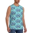 thumbnail image 2 of Fotbe Best Dad Ever Men's Camiseta sin Mangas Estampada para Hombres, Playera Casual para Gimnasio, Entrenamiento, Playa-Small, 2 of 7