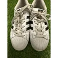 thumbnail image 3 of Adidas Mens Superstar Size 5.5 Shoes White Black Comfort Casual Leather Sneakers, 3 of 6