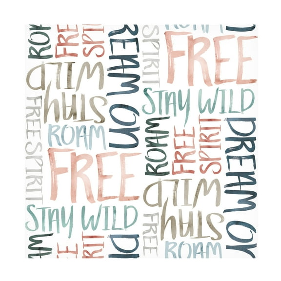 Laura Marshall 'April Showers Pattern IIA' Canvas Art