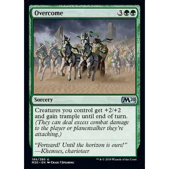 MtG Core Set 2020 Overcome #186