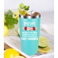 thumbnail image 4 of Gifts for Mom from Daughter, Son, Husband - First Mothers Day Gifts for Mom, Women, Wife - Funny Birthday Gifts Ideas for Mom -Personalized Best Mom Ever Presents for New Mom, Bouns Mom -20 oz Tumbler, 4 of 6