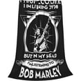thumbnail image 2 of Bobs Marley Blanket Throw Bedding Room Decor Flannel Blankets for Bed Sofa Warm Blankets 40"x30", 2 of 6