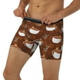 thumbnail image 2 of Sigee Sloths Need More Coffee for Men's Boxer Briefs,Moisture Wicking and Breathable X-Large, 2 of 9