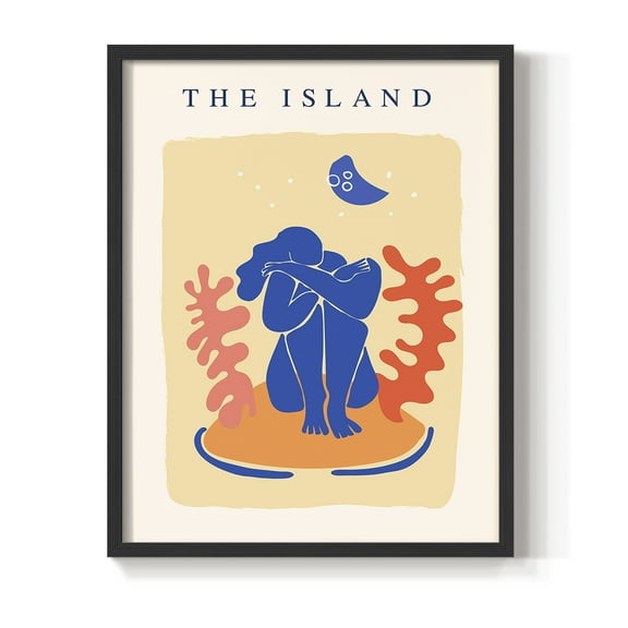 Matisse CCCXIV in Black Solid Wood 8 x 10 Framed Print