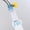 Blue, variant on Kitchen Faucet Nozzle Rotatable Water Saving Device - Splash Proof Clasp Universal Aerator - 360 Degree Swivel Sink Attachment - Flexible PVC Sleeve with Fan Blade Design for Home Kitchen Use