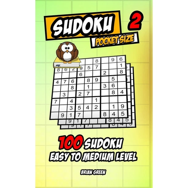 Brain Games Club Sudoku Pocket Size 2 100 Sudoku Easy To Medium Level 