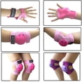 thumbnail image 4 of Equipo de protección BOSONER para niños, 6 piezas: rodilleras, coderas y muñequeras, 4 of 6