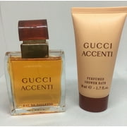 Gucci Accenti Gift Set 1.7oz 50ml Eau de Toilette Spray+ Shower Gel RARE NEW