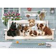 thumbnail image 1 of Cuadros Decorativos 5D DIY taladro completo diamante pintura perros gato punto de cruz bordado mosaico artesanía Kit pared arte decoración del hogar Ehuebsd Nuevos Originales, 1 of 7