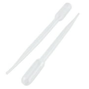 Unique Bargains 100 Pcs 3mL Graduated Laboratory Supply Transparent Plastic Droppers