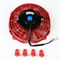 thumbnail image 2 of DNA Motoring RAF-7-RD+FMK-X2 2Pcs 7" Inch High Performance Electric Radiator Cooling Fan kit (Red), 2 of 5