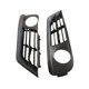 thumbnail image 1 of Rejilla de ventilación para parachoques de coche yuxing 2 piezas Izquierda + Derecha Negro, 1 of 5