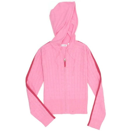 No Boundaries - Juniors Cabled Baby Hoodie