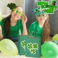 thumbnail image 2 of BagDream 100 Pack Green Gift Bags with Handles, 8x4.25x10.5" Medium Paper Party Favor Bags for St. Patrick’s Day, Easter, Birthdays, Wedding, Holidays & Events, 2 of 11