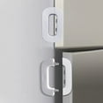 thumbnail image 7 of OIUR Child Safety Refrigerator Lock Self-adhesive Multi-Purpose Drawer Cupboard Oven Fridge Door Baby Proof Latch Lock Child Proofing Safety Buckle, 7 of 7