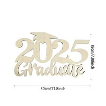 Specollect Clearance 1Pcs Graduation Party 2025 Wooden Sign Graduation Decorations 2025 Graduation Photo Booth Prop 2025 Wooden Sign Graduation Party Wall Hanging Decorations