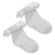 thumbnail image 2 of 1 par de calcetines de bebé calcetines de algodón calcetines suaves hasta la rodilla de color sólido con tul talla M, 2 of 4