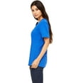 thumbnail image 3 of Bella Canvas 6405 Missy Jersey T-Shirt à Manches Courtes à Col en V, L, True Royal, 3 of 5