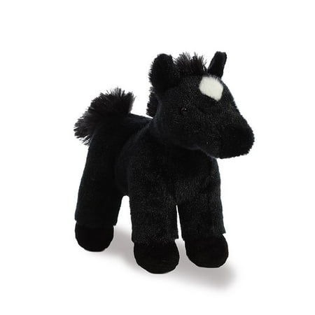 black horse stuffed animal