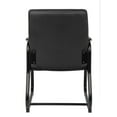 thumbnail image 4 of Boss Office Products Big and Tall B709 Executive Guest Reception Waiting Room Chair, Black, 4 of 7