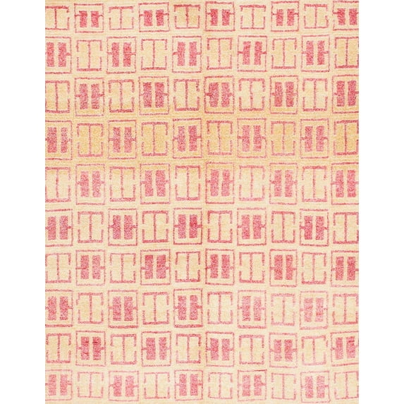 Ahgly Company Machine Washable Indoor Rectangle Abstract Khaki Gold Area Rugs, 2' x 5'