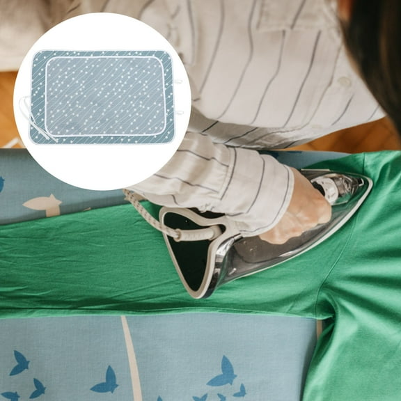 LEORX Foldable Ironing Mat Waterproof Insulation Sponge Sky-Blue 1 Set