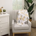 thumbnail image 5 of Disney Lion King Yellow, White Super Soft Plush Baby Blanket, Allover Print, Simba, Unisex, Infant, Plush Polyester, 5 of 6