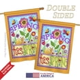 thumbnail image 3 of Breeze Decor 04087 Floral Bugs Spring 2-Sided Vertical Impression House Flag - 28 x 40 in., 3 of 4