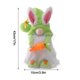 thumbnail image 2 of Muñeca de peluche sin rostro para decoración de Pascua, conejito de lana, 43 cm, 2 of 2