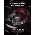 thumbnail image 3 of On-Ear Headphones with Microphone, Folding Kids Headphones for School, Portable Wired Headphones for Children/Teens/Boys/Girls/Smartphones/School/Airplane Travel/Plane/Tablet, 3 of 7