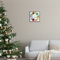 thumbnail image 2 of Stupell Industries Merry & Bright Fun Wreath Holiday Painting Black Framed Art Print Wall Art, 2 of 7