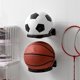 thumbnail image 1 of Estante de pared para pelotas deportivas - Organizador de hierro para baloncesto, fútbol americano y voleibol. Perchero de pared para fútbol, baloncesto y voleibol. Estante de colocación para el, 1 of 6