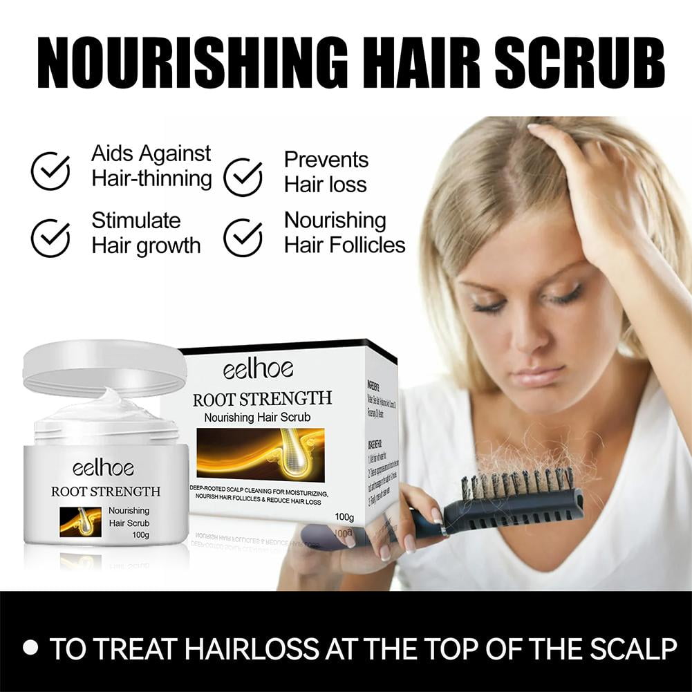 2pcs Hair Care Cream Hair Repair & Regrowth Scrub Moisturizer Oil 100g