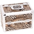 thumbnail image 2 of Sunrise I3263LPBR Leopard Trolley Makeup Case - I3263, 2 of 4