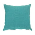 thumbnail image 1 of Chambray Cushion With Zipper (Teal) - Set of 2, 1 of 2