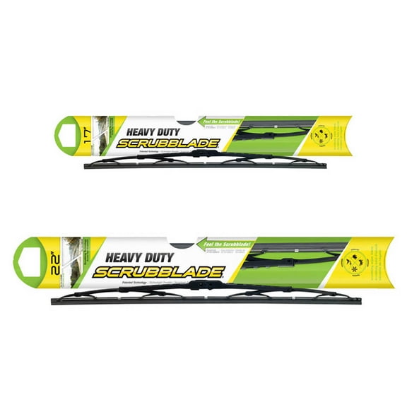 For Chevy Cavalier Pontiac G5 Scion iA Scrubblade Platinum Wiper Blade Set - BuyAutoParts