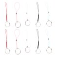 thumbnail image 1 of FRCOLOR DIY keychain 50Pcs DIY Key Chain Pendants Material Nylon Woven Materials Hanging Ropes,4.53"X0.98"X0.08", 1 of 4