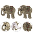 thumbnail image 2 of Miangastore Unique Car Scent Clips Metal Elephant Shaped 2Pcs 5.3x4.8Cm, 2 of 9