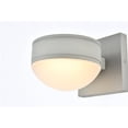 thumbnail image 4 of Raine Integrated LED wall sconce in silver, 4 of 6