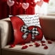 thumbnail image 2 of Specollect 2 Pcs Valentines Day Heart Pillowcase Linen Sofa Cushion Cover Festive Home Decor for Living Room Bedroom 17.72*17.72 in, 2 of 8