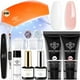 thumbnail image 1 of Kit de gel de uñas de polietileno Modelones Builder Extension Nude White, 1 of 9
