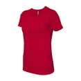thumbnail image 2 of Next Level - Daily T Shirt for Women - Women Short Sleeve Shirts - Womens Red Shirt - Basic Daily Plain Value Tee, 2 of 5