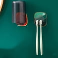 thumbnail image 4 of Toothbrush Holder Convenient Keep Tidy Lightweight Shower 2 Slots Toothbrush Storage Organizer Household Supplies, 4 of 8