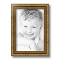 thumbnail image 2 of ArtToFrames 8" x 12" Gold with beads Picture Frame, 8x12 inch Gold Wood Poster Frame (WOM-4139), 2 of 8