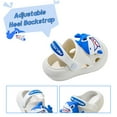 thumbnail image 3 of Drecage Toddler Boys Girls Cute Shark Clogs Kids Lightweight Garden Clogs Summer Beach Pool Sandals, 3 of 6
