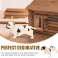 thumbnail image 3 of Worgeous Multi-Colored Plastic Bulldog Figurine for Home Decor, Lightweight Kids Dog Toy, Dog Model, 3 of 11
