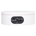 thumbnail image 1 of Rotating Display Stand 5.5lb Load Capacity 360 Degree Photography Turntable Plug in Battery Knob Speed Control White 12cm/4.7in, 1 of 5