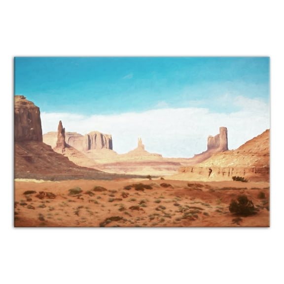 Creative Products Painted Canyon Landscape 32x48 Canvas Wall Art
