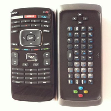 Sony Internet Tv Keyboard With Vudo Netflix amazon Key---New Vizio True Original XRV1TV internet dual side Keyboard QWERTY Remote control with Vudo Netflix amazon Key ()