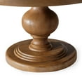 thumbnail image 5 of Maven Lane Zola Traditional Round Wooden Dining Table in Antiqued Natural Finish, 5 of 7